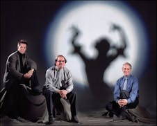 From left: Philip Bither, director of Walker Art Center�s performing arts, Dale Schatzlein, who runs the Northrop Dance series at the University of 