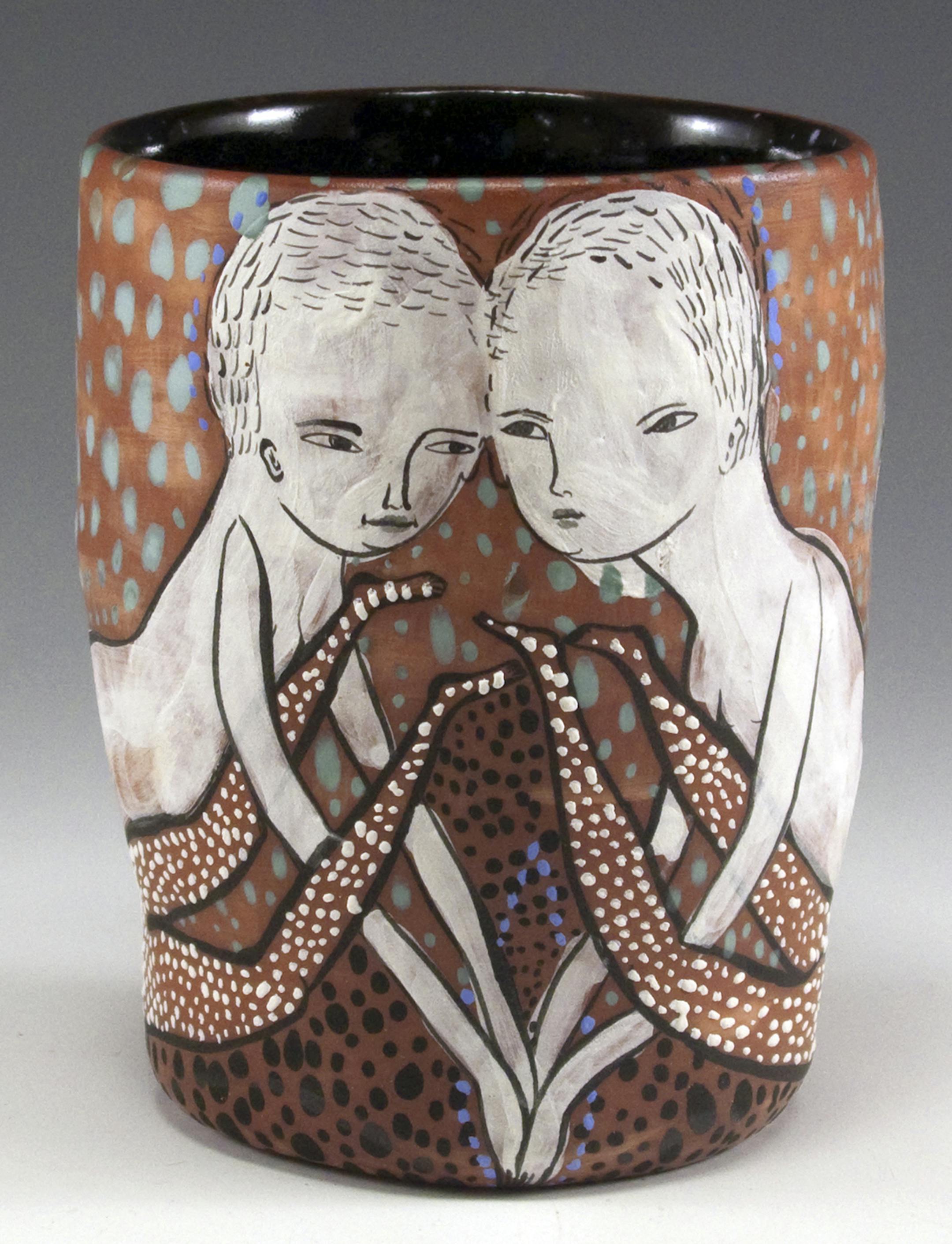 St Croix Valley Pottery Tour Cup by Jenny Mendes of Chesterland, Ohio, for item about The 24th Annual St Croix Valley Pottery Tour and Sale