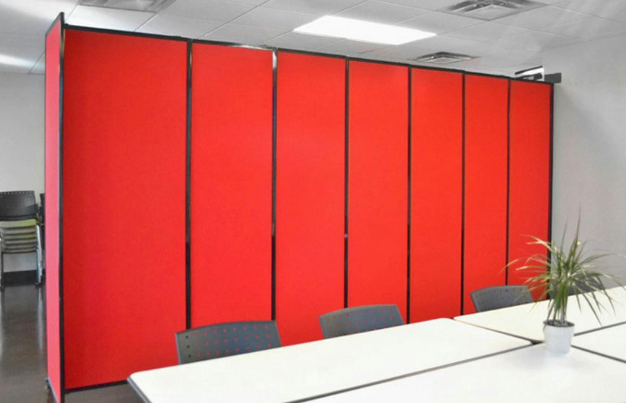 This room divider is being marketed to schools as a bullet-resistant option.
