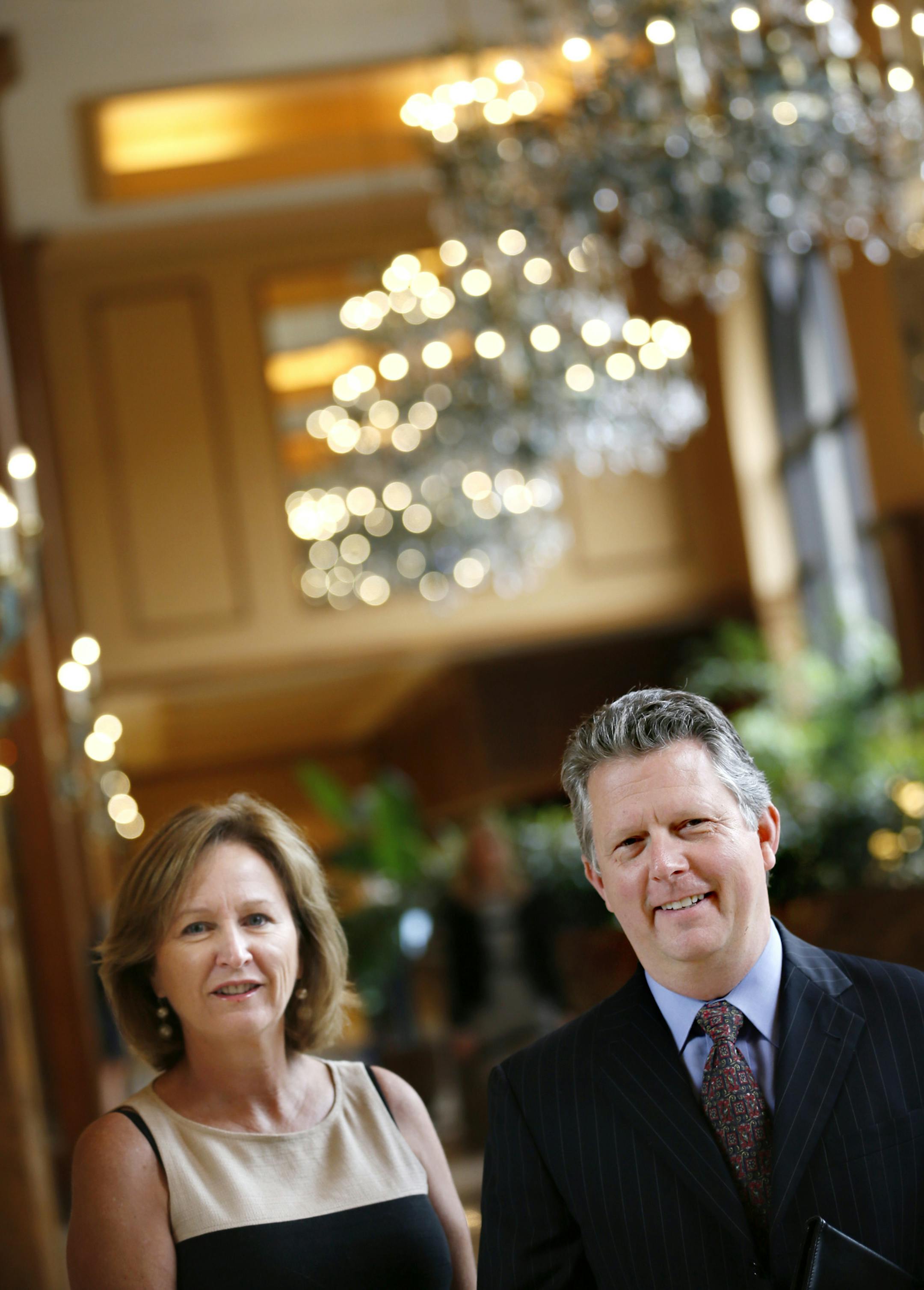 Paul Bees and Mary Lydon at the Minneapolis Hilton September 18, in Minneapolis, MN.] JERRY HOLT ‚Ä¢ jerry.holt@startribune.com ORG XMIT: MIN1309181324224789