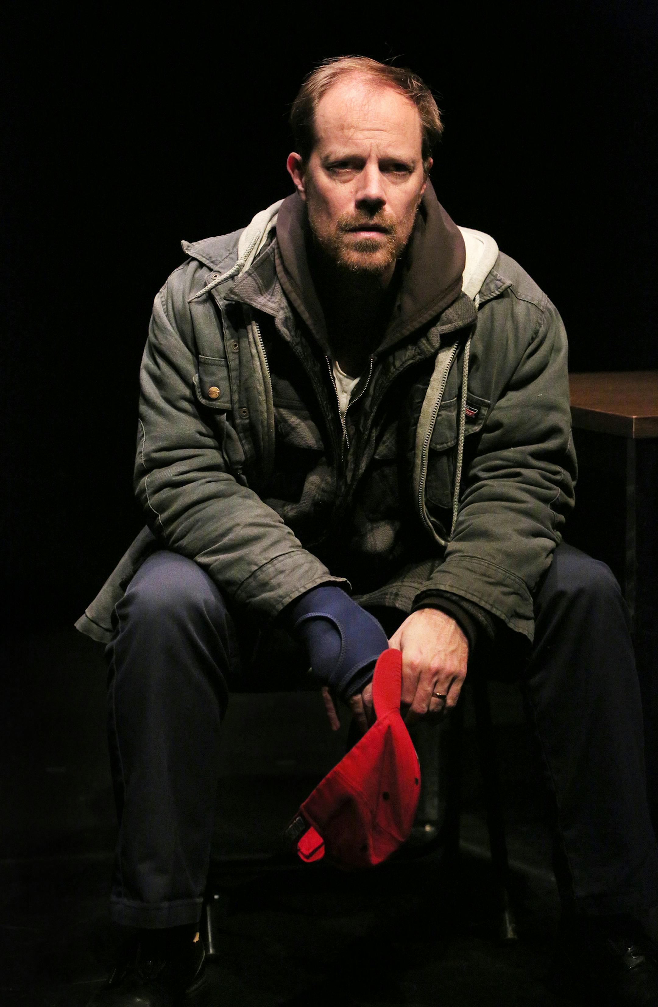 Credit: Michal Daniel Pillsbury House Theatre production of Mercy Killers Written and performed by Michael Milligan Directed by Tom Oppenheim Light design: Michael Wangen Prop Design: Kellie Larsen Production Stage Manager: Elizabeth MacNally Producing Director: Faye Price and Noel Raymond