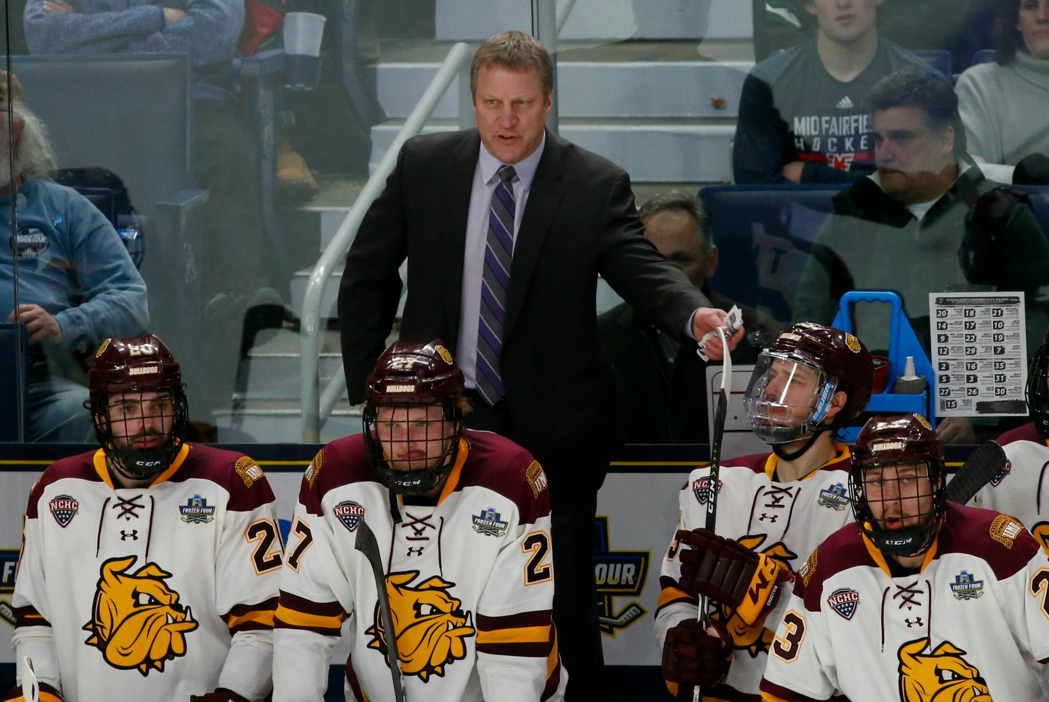 Minnesota-Duluth coach Scott Sandelin