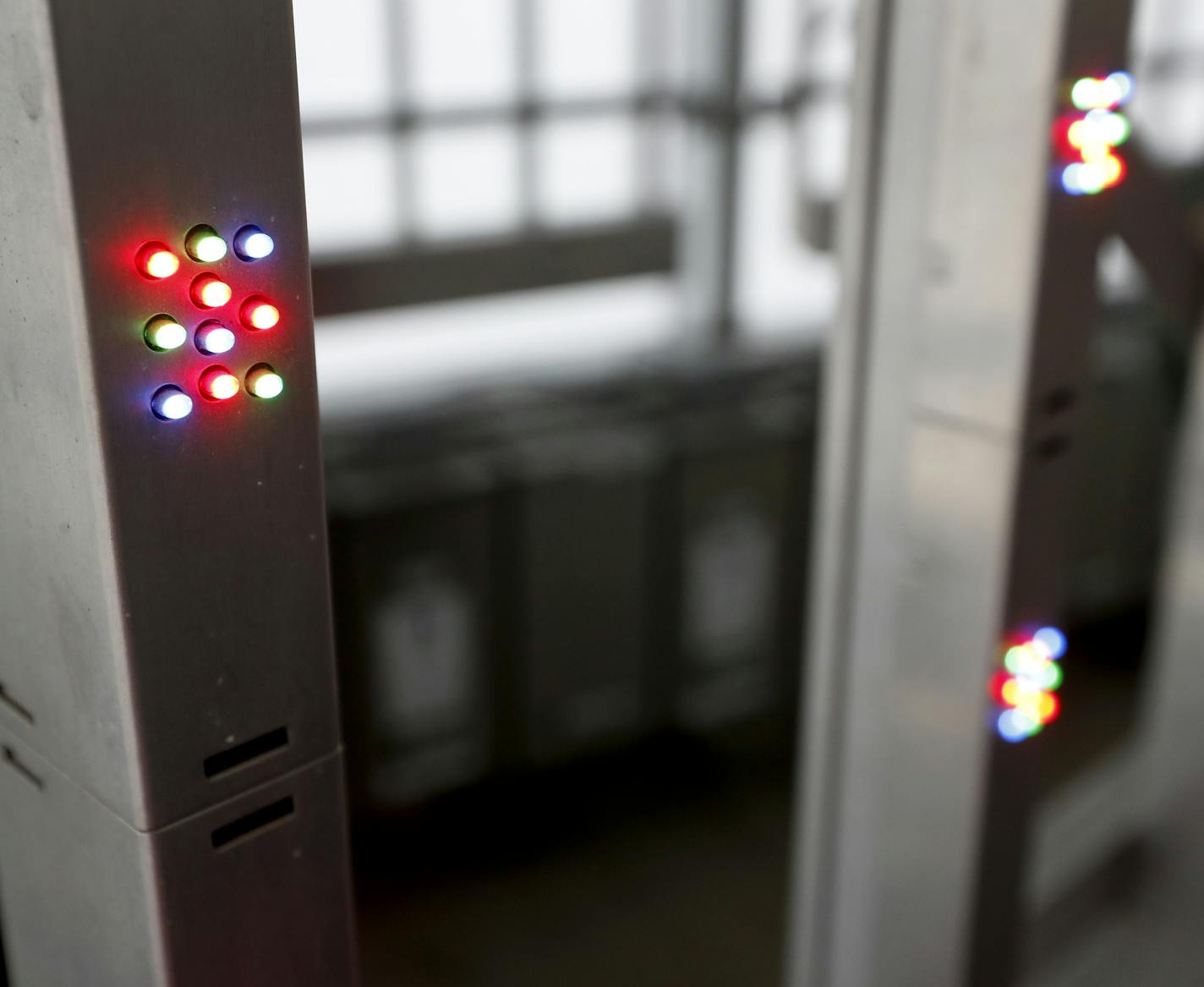 The Target Lights currently consist of 850 LED panels. Originally (130) 30-foot lights used to illuminate eth roof. ] CARLOS GONZALEZ cgonzalez@startribune.com - October 10, 2016, Minneapolis, MN, Target Headquarters, the enchanting lights and graphics that grace atop the Target tower has become a mainstay of the downtown Minneapolis skyline.