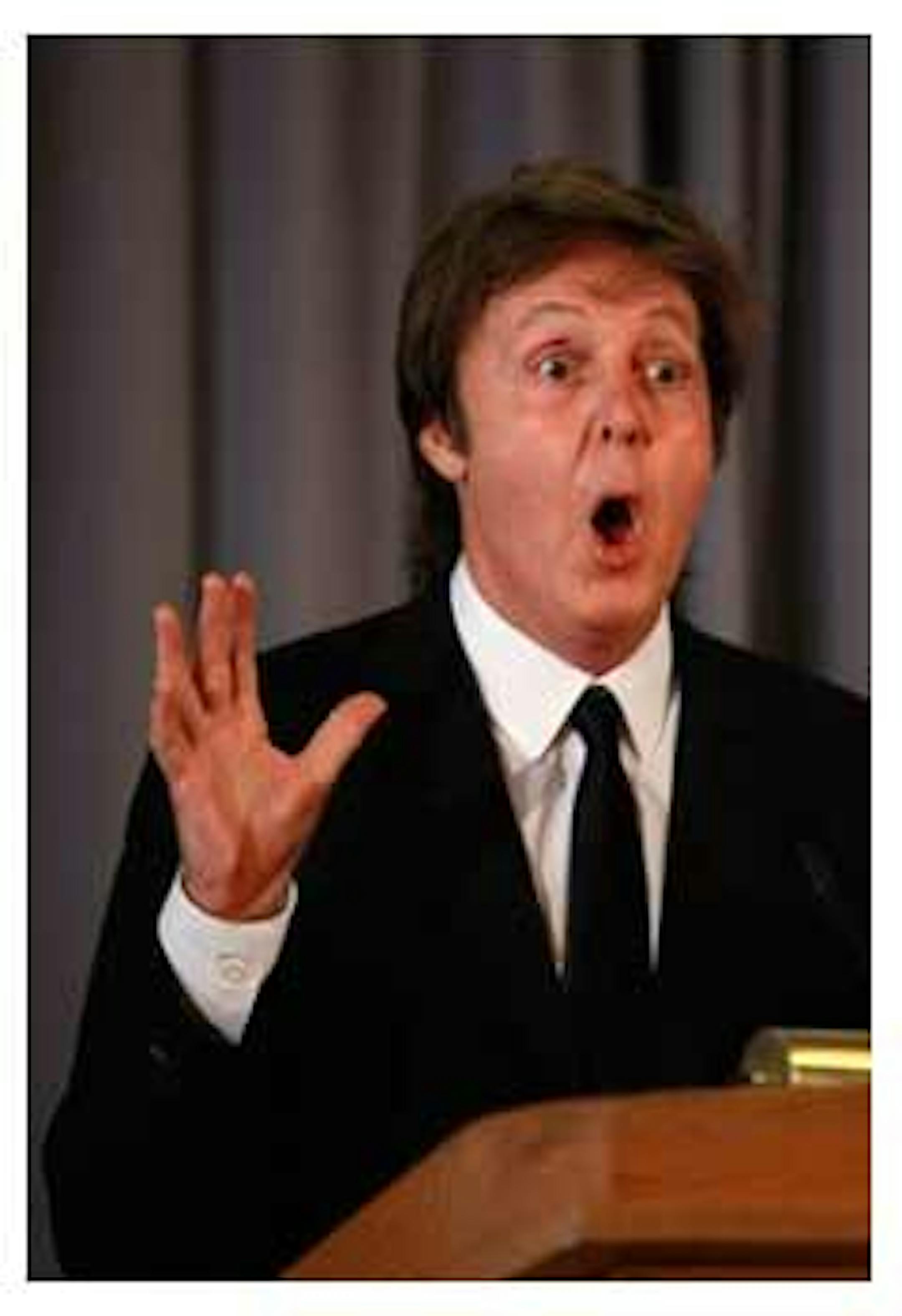 McCartney Robot Freezes in Mid-Speech