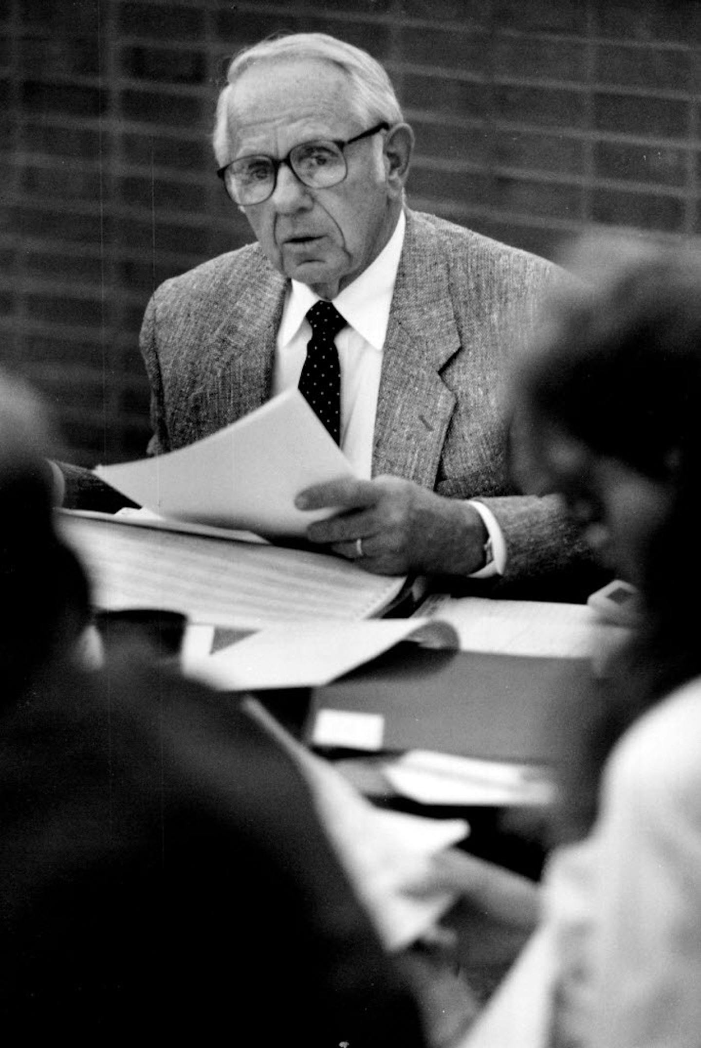 Charlie Hooley in August 1993, during his time as mayor of Stillwater.