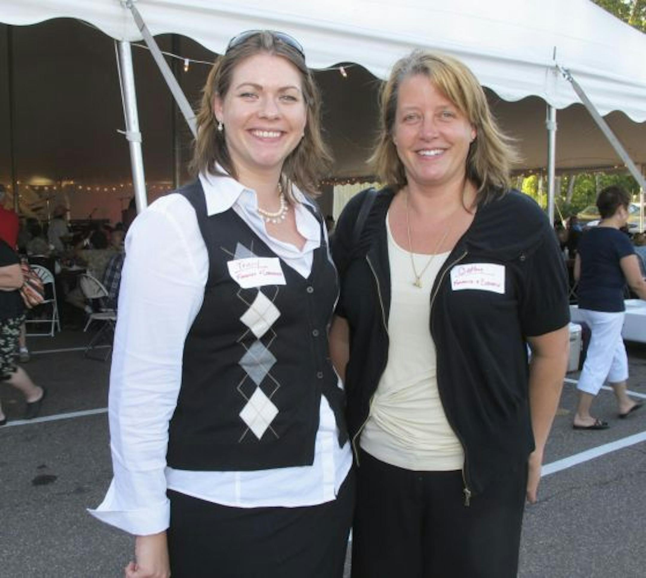 Tracy Stevenson and Cathy Skor.