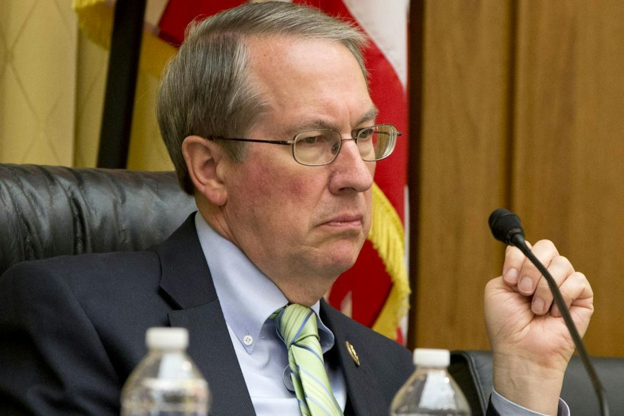 Rep. Bob Goodlatte, R-Va., listens to testimony on Capitol Hill in 2015. House Republicans on Monday, Jan. 2, 2017, voted to eviscerate the Office of Congressional Ethics. Under the ethics change pushed by Goodlatte, the independent body would fall under the control of the House Ethics Committee, which is run by lawmakers.