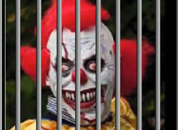 This photo accompanied a message from "Kroacky Klown" that led to an arrest by Hopkins police.