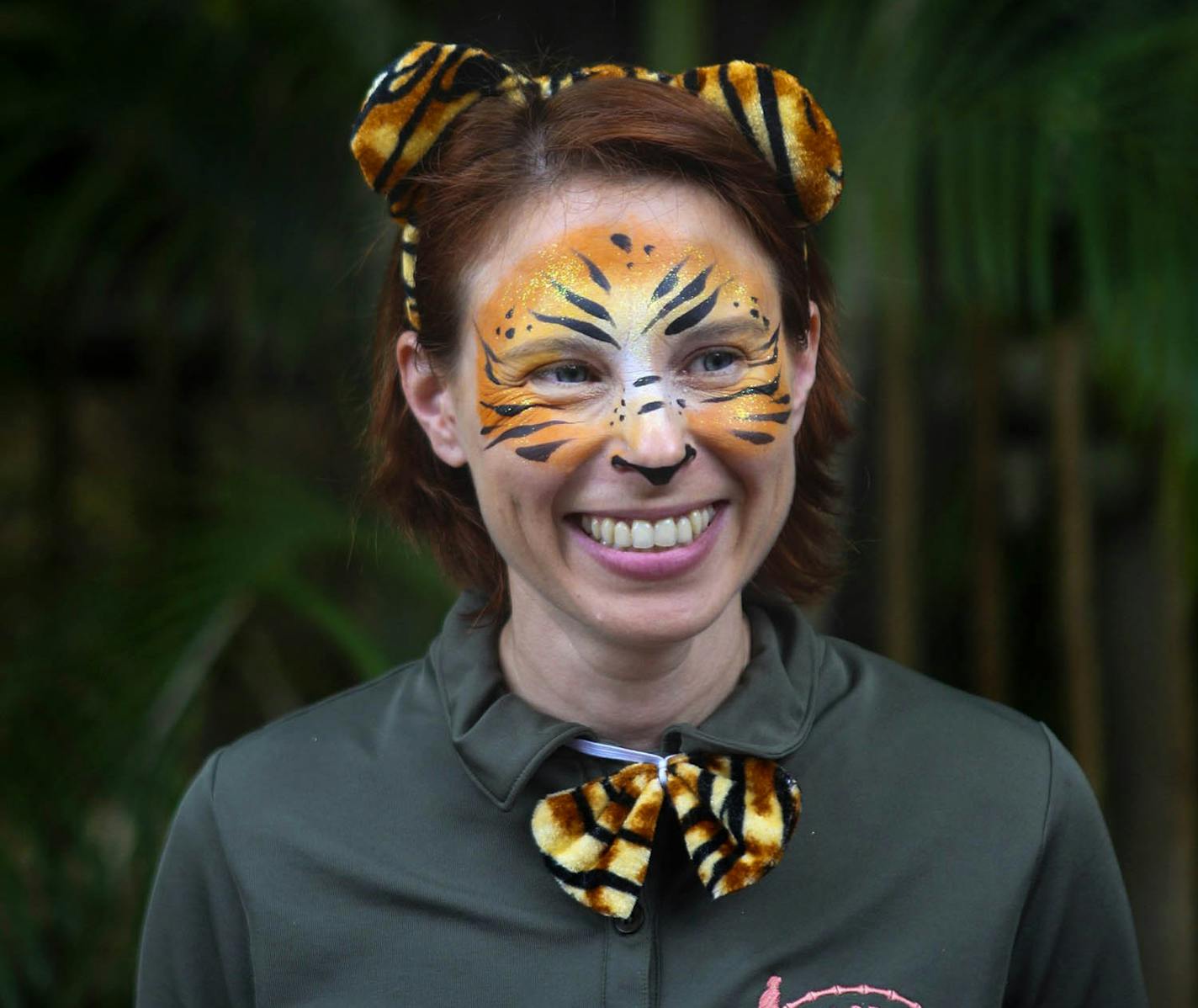 Zoo keeper Stacey Konwiser at the dedication of the new tiger habitat at the Palm Beach Zoo in March 2015.