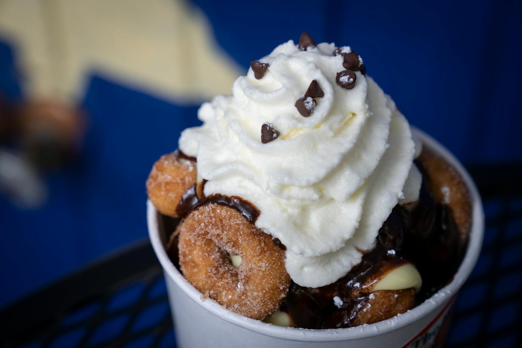 Boston Cream Mini-Donuts from The Donut Family. The new foods of the 2023 Minnesota State Fair photographed on the first day of the fair in Falcon Heights, Minn. on Tuesday, Aug. 8, 2023. ] LEILA NAVIDI • leila.navidi@startribune.com