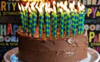 Chocolate cake make by Rick Nelson photographed in St. Paul, Minn., on Wednesday, September 25, 2019. ] RENEE JONES SCHNEIDER • renee.jones@startrib