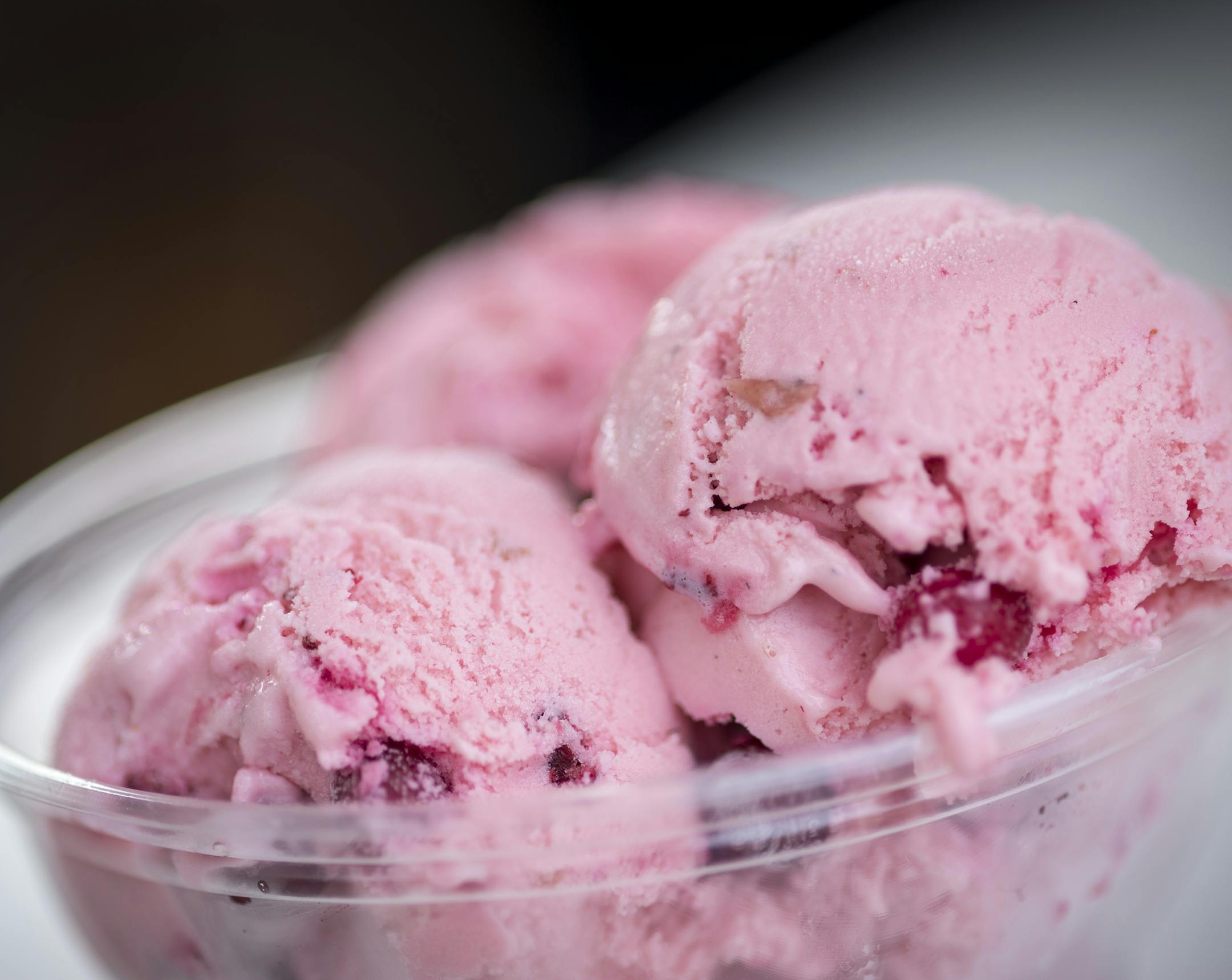 Lingonberry Ice Cream. ] Aaron Lavinsky • aaron.lavinsky@startribune.com Restaurant review, state fair edition: Ice cream at the fair. A best-of roster of the fair's can't-miss ice creams. Photographed Monday, August 31, 2015 at the Minnesota State Fair.