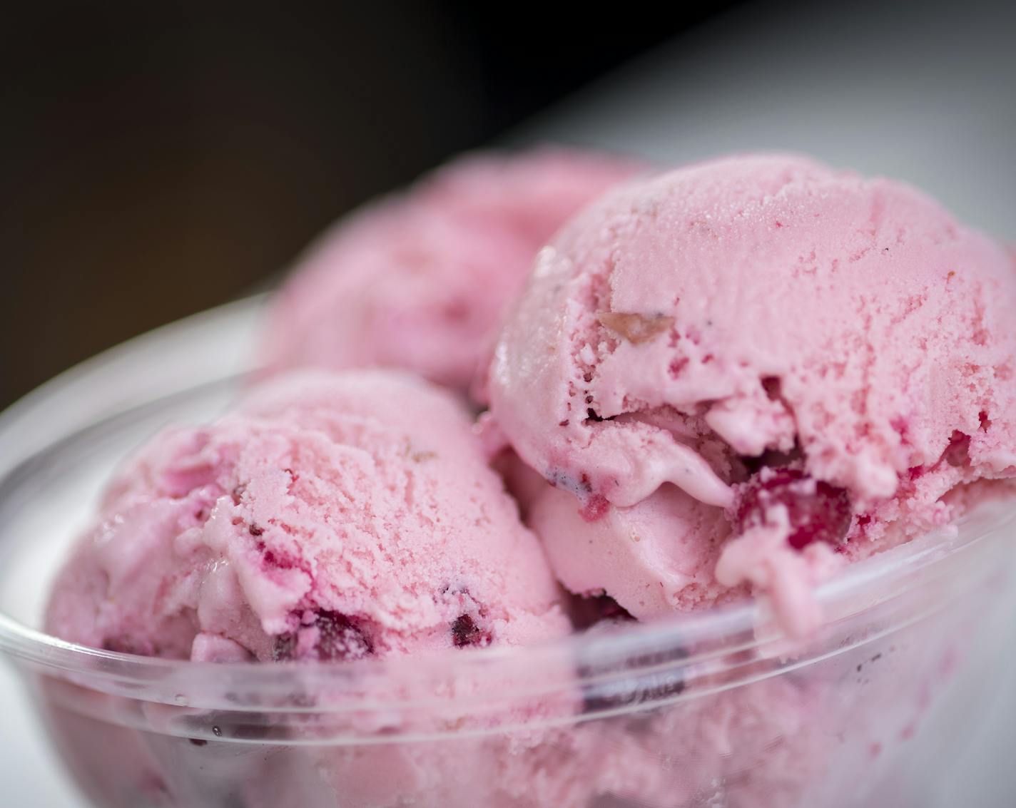 Lingonberry Ice Cream. ] Aaron Lavinsky &#x2022; aaron.lavinsky@startribune.com Restaurant review, state fair edition: Ice cream at the fair. A best-of roster of the fair's can't-miss ice creams. Photographed Monday, August 31, 2015 at the Minnesota State Fair.