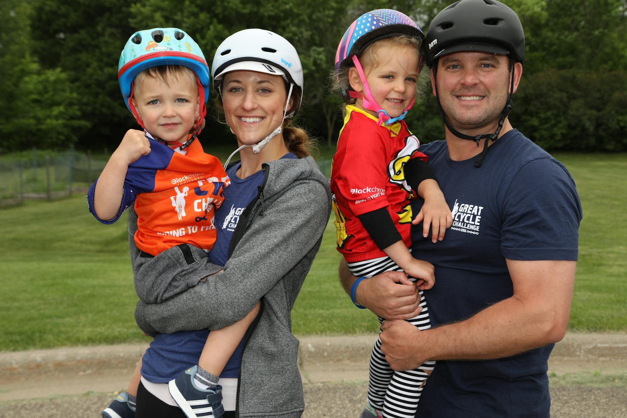 Thomas, Michelle, Brooklyn and Grant Vaith.