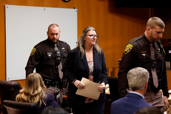 Jennifer Crumbley, 43, the mother of accused Oxford High School gunman Ethan Crumbley, exited the courtroom of Oakland County Court in Pontiac, Michig