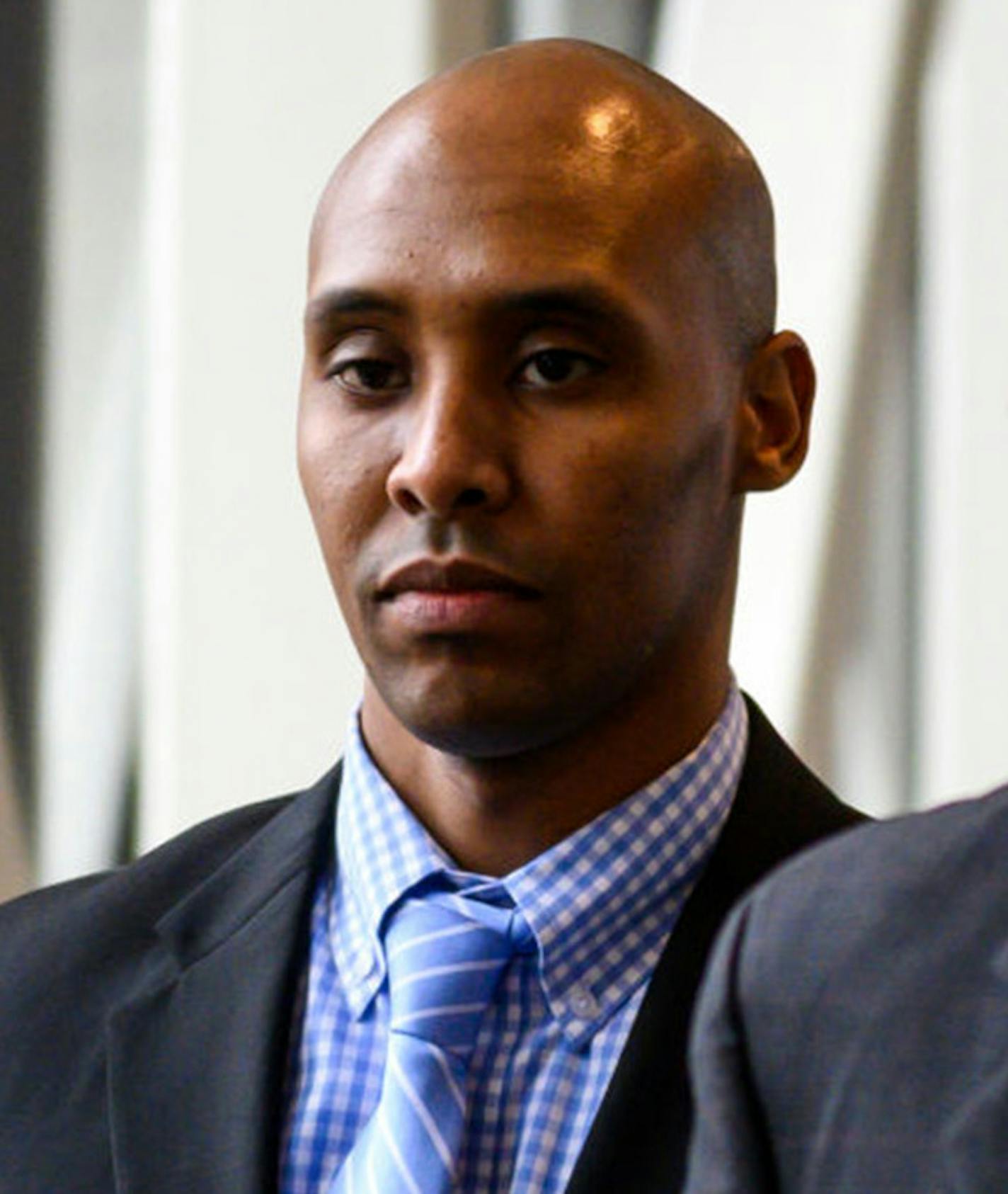 Former Minneapolis police officer Mohamed Noor (L) and his attorney Thomas Plunkett leave the Hennepin County Government Center on April 30, 2019 in Minneapolis, Minnesota. (Stephen Maturen/Getty Images/TNS) ORG XMIT: 1312251