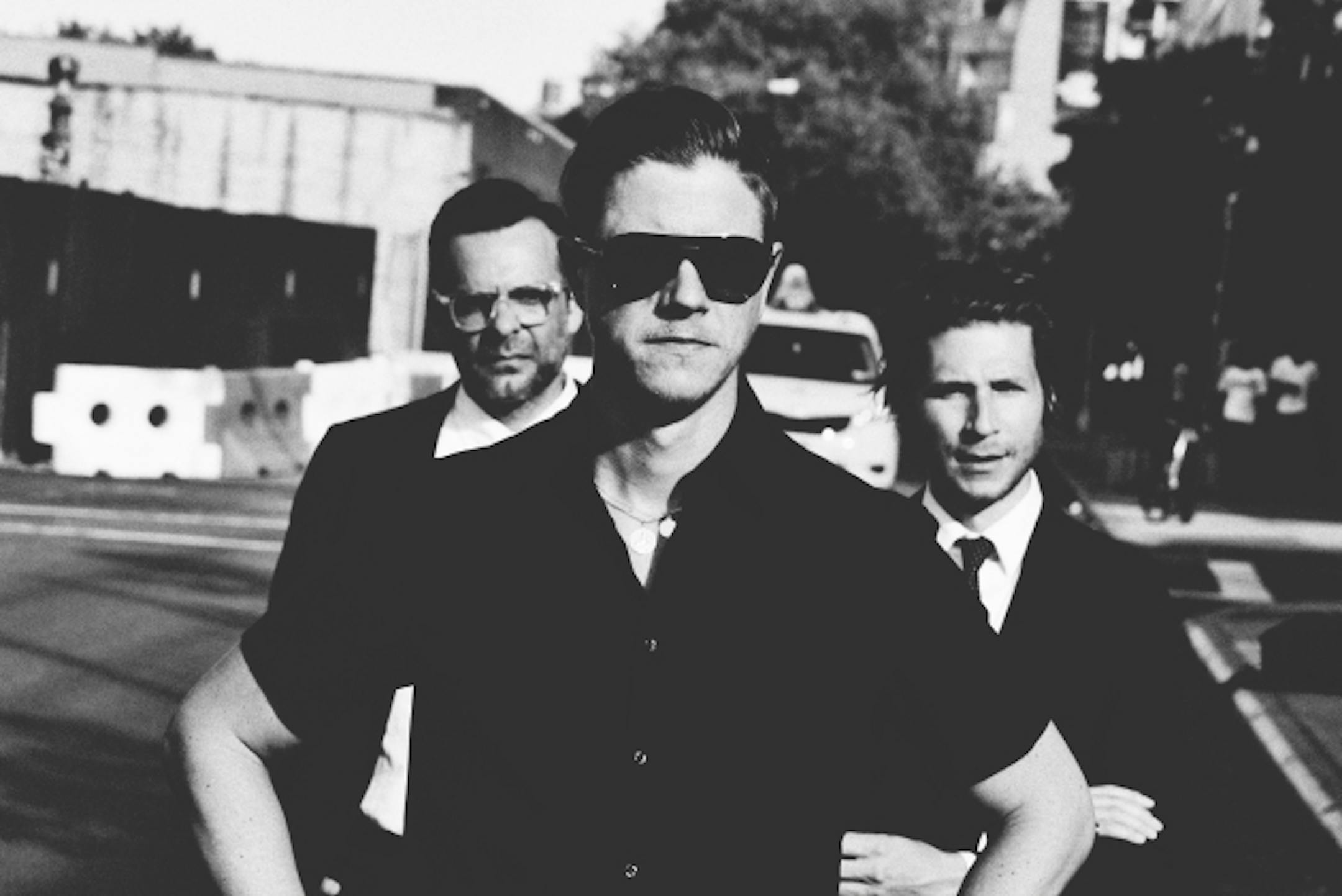 Interpol's members don't look too happy about their upcoming tour. Perfect. / Photo by Eliot Lee Hazel