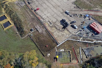 While working near Clearbrook, Minn., in early 2021, Enbridge Energy crews pierced an artesian aquifer, endangering nearby wetlands. It was the first 