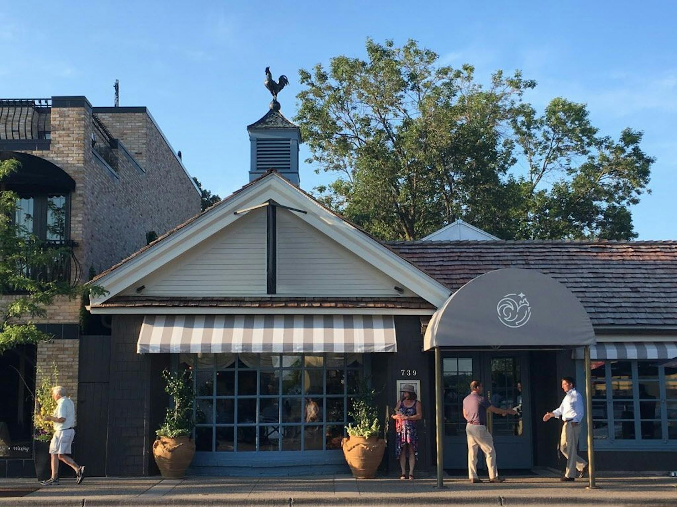The exterior of Gavin Kayson's new restaurant, Bellecour in Wayzata.