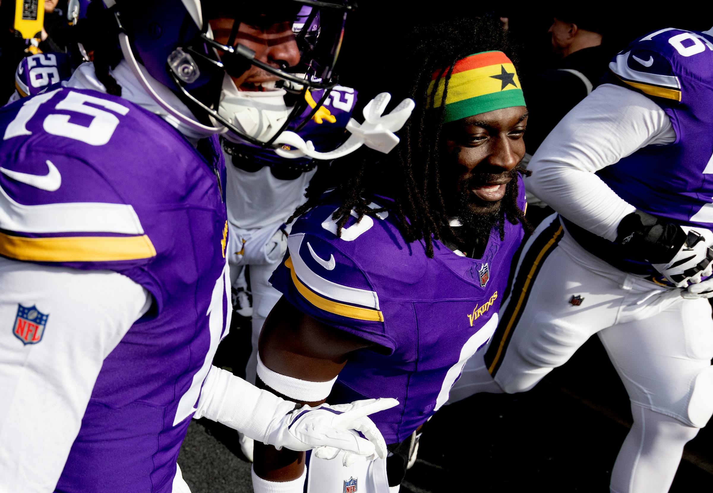 Vikings’ Brian Asamoah II is helping bring football to Ghana, and he’s taking teammates along for the journey
