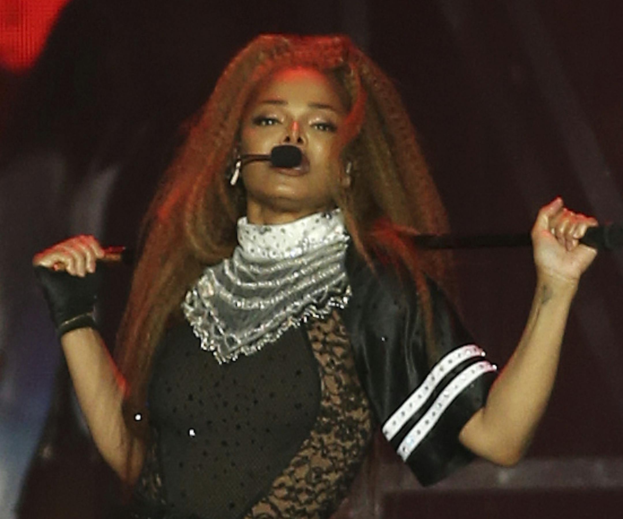 Janet Jackson performs at the 2018 Essence Festival at the Mercedes-Benz Superdome on Sunday, July 8, 2018, in New Orleans. (Photo by Donald Traill/Invision/AP)