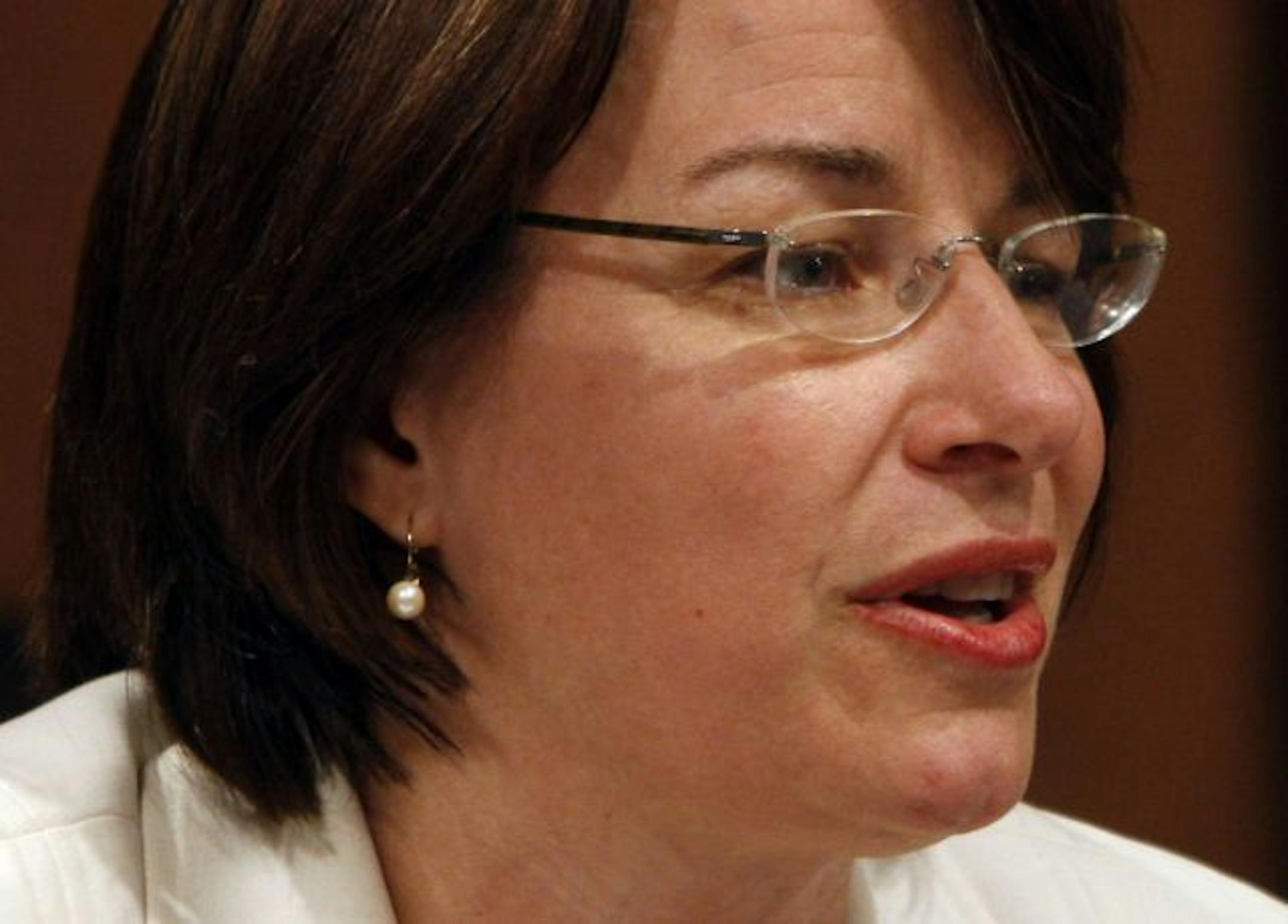 FILE - In this July 13, 2009 file photo, Sen. Amy Klobuchar, D-Minn. speaks on Capitol Hill in Washington. Notice you're not bombarded anymore by TV ads about President Barack Obama's health care overhaul plan? Drugmakers, business organizations and other interest groups in the health care battle have dialed down expensive lobbying campaigns as they assess how last month's stunning Republican capture of a Senate seat from Massachusetts has altered Washington's political landscape.