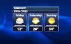 Cold Friday With A Light Snow Chance Late  - Warmer Weekend