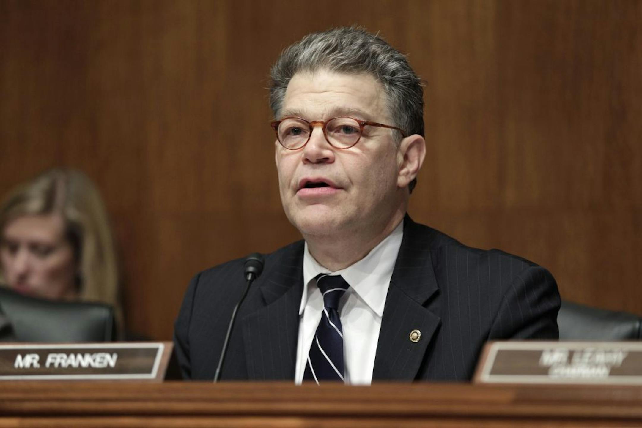 Senate Privacy, Technology and the Law subcommittee Chairman Sen. Al Franken, D-Minn. presides over the subcommittee's hearing on "Protecting Mobile Privacy: Your Smartphones, Tablets, Cell Phones and Your Privacy," Tuesday, May 10, 2011, on Capitol Hill in Washington.