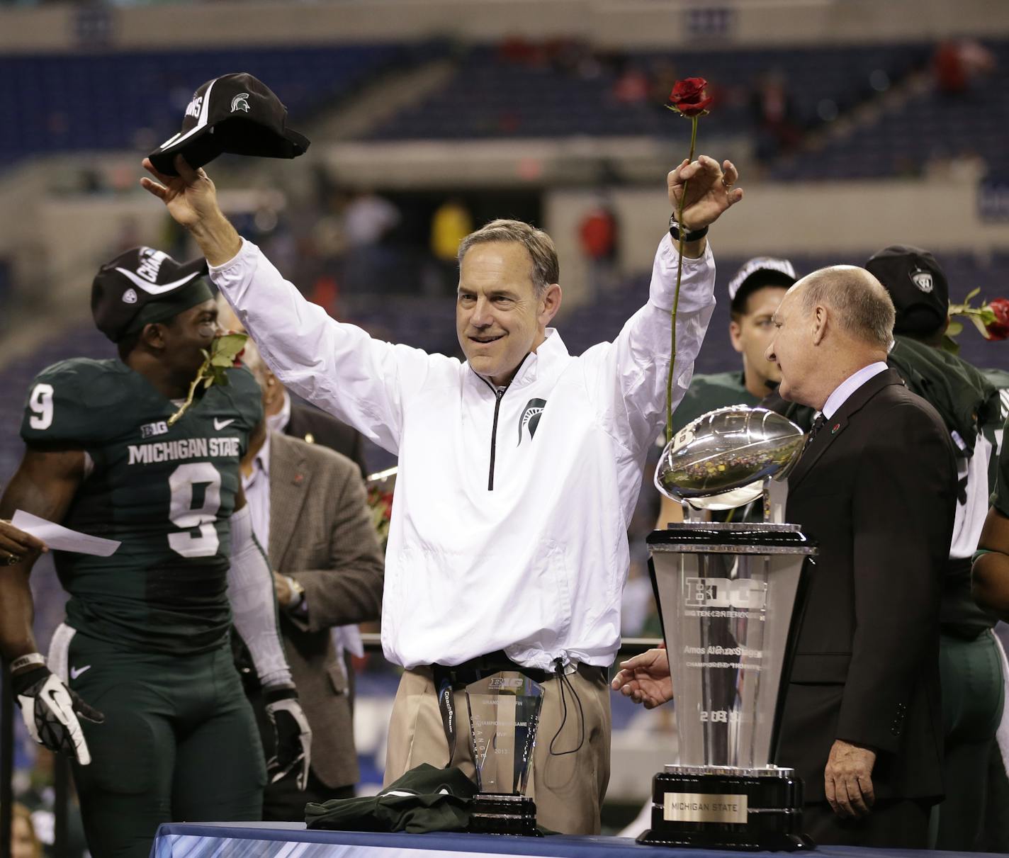 Michigan State head coach Mark Dantonio.