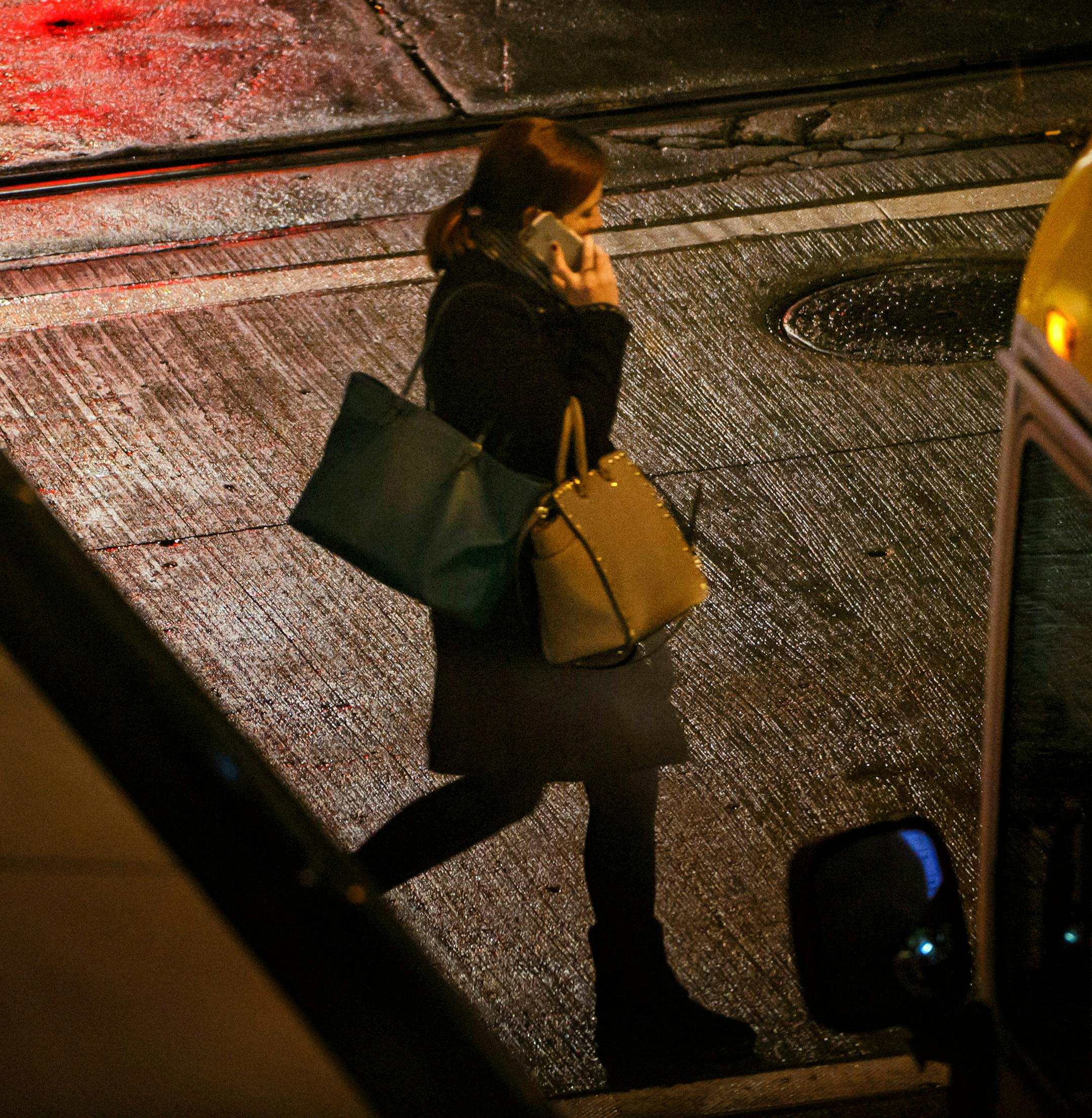 Pedestrians use their mobile devices during the evening rush hour neat the Nicollet light rail station near 5th St and Marquette Ave. ] GLEN STUBBE * gstubbe@startribune.com Wednesday, December 16, 2015 From cellphone distracted drivers whizzing through crosswalks and rolling through red lights, and pedestrians more mindful of their social media interactions than looking both ways before crossing the street and train tracks, it's been a deadly year for Minnesotans on foot, with 38 pedestrian dea