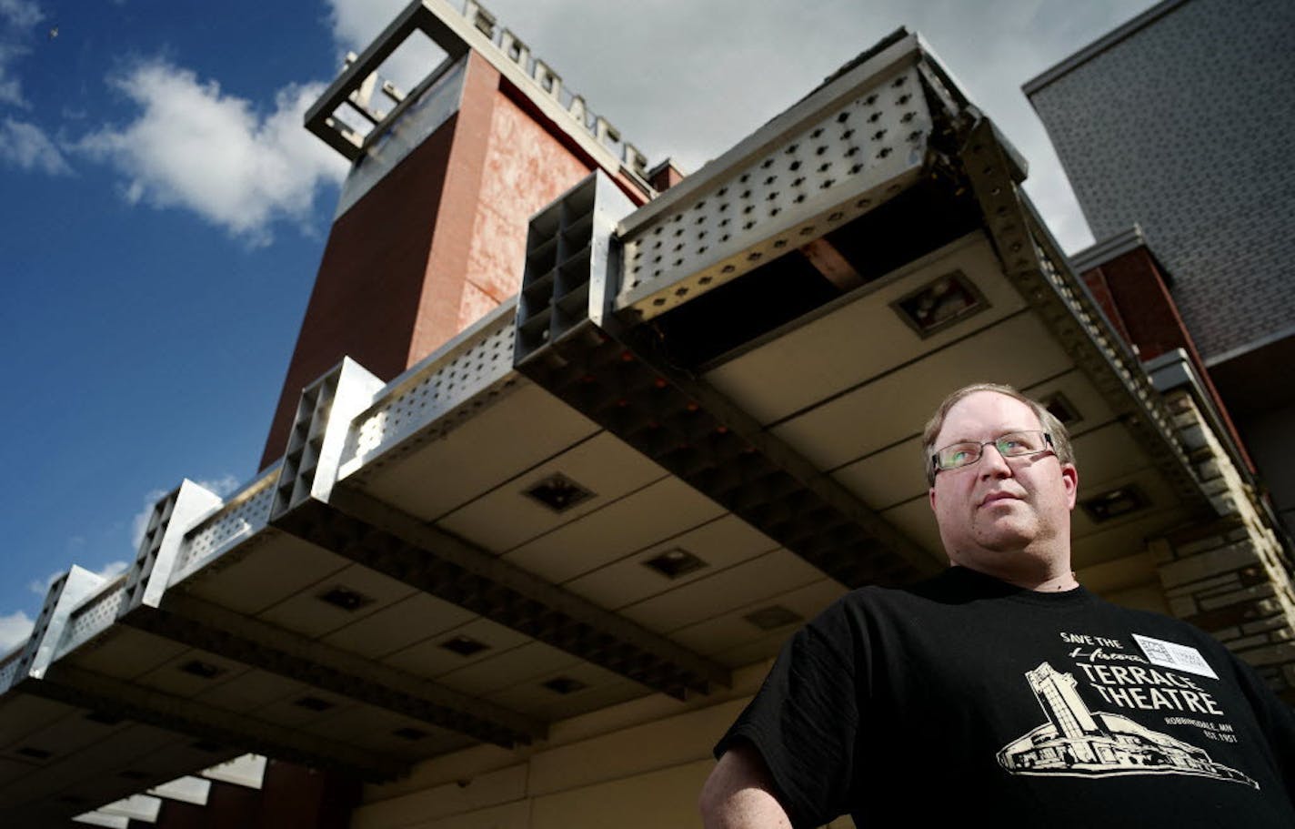 David Leonhardt, board chair of the Save the Historic Terrace Theatre group and a Robbinsdale resident has fond memories of the place. He not only worked there but also met his future bride, who was also working there.