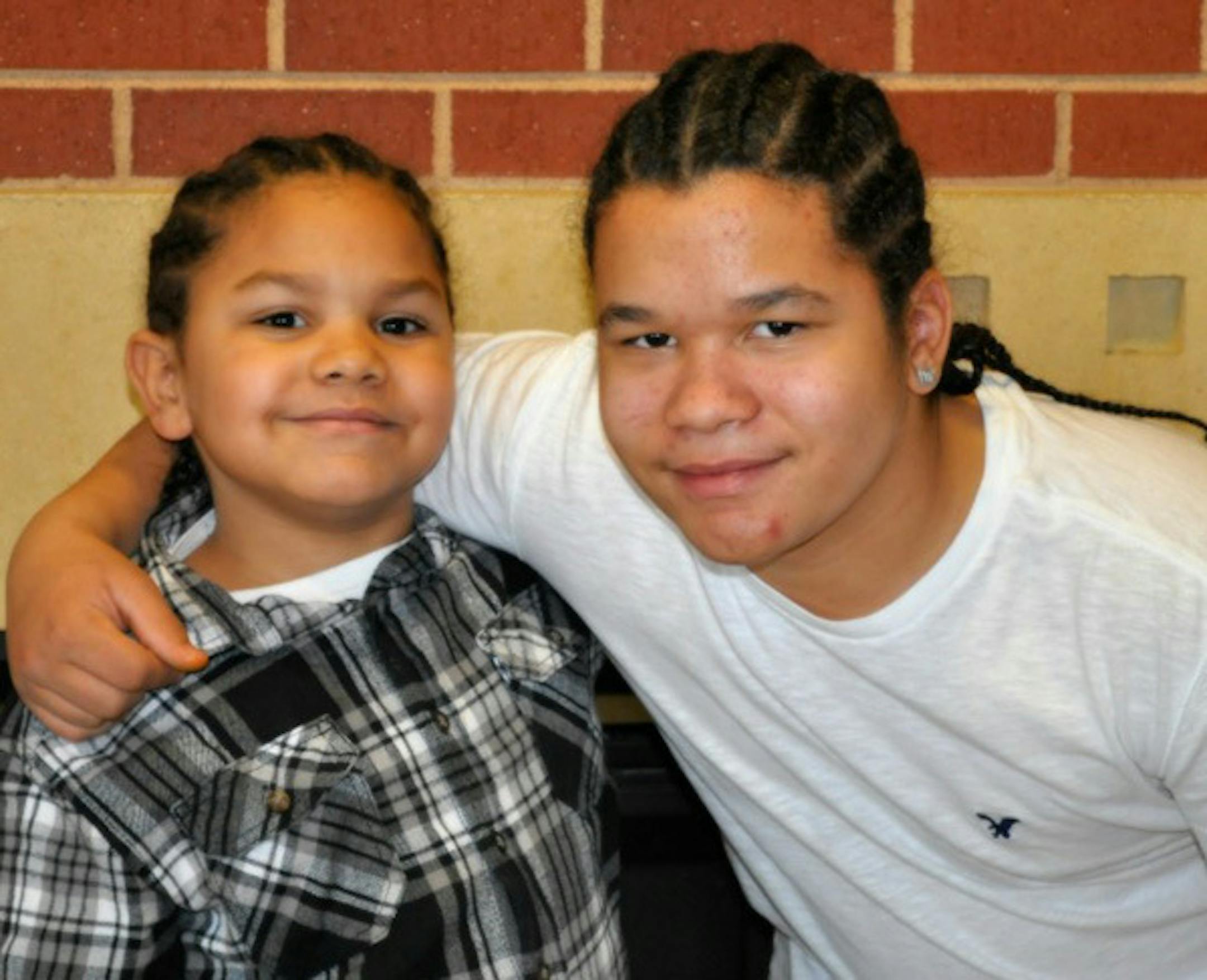 Minnesota's waiting child for May: 14-year-old Duvan and his younger brother, Riley, 7.