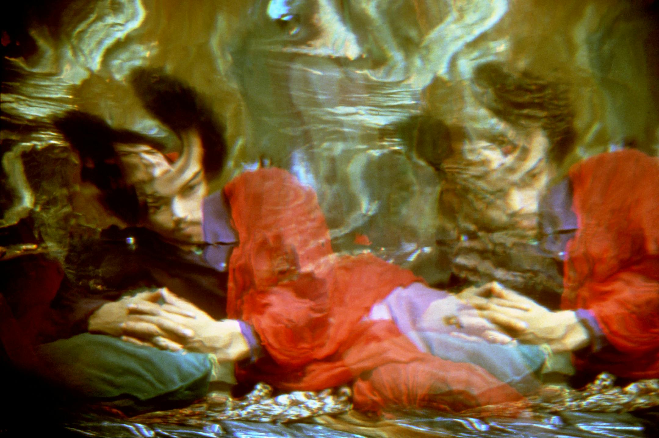 Ira Cohen's "Jimmy Hendrix," 1968 color photograph from the Mylar Chamber.