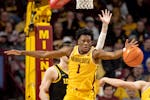 Gophers sophomore Joshua Ola-Joseph could make a jump this season after posting 11 double-figure scoring games and shooting 38% from three-point range