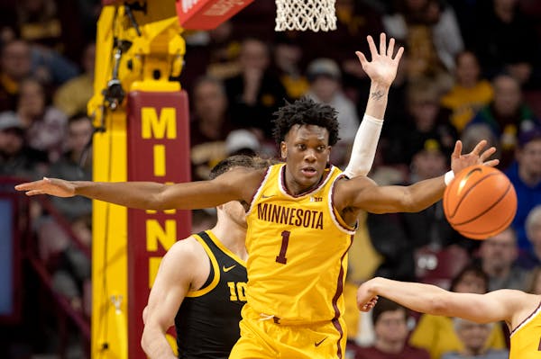 Gophers sophomore Joshua Ola-Joseph could make a jump this season after posting 11 double-figure scoring games and shooting 38% from three-point range