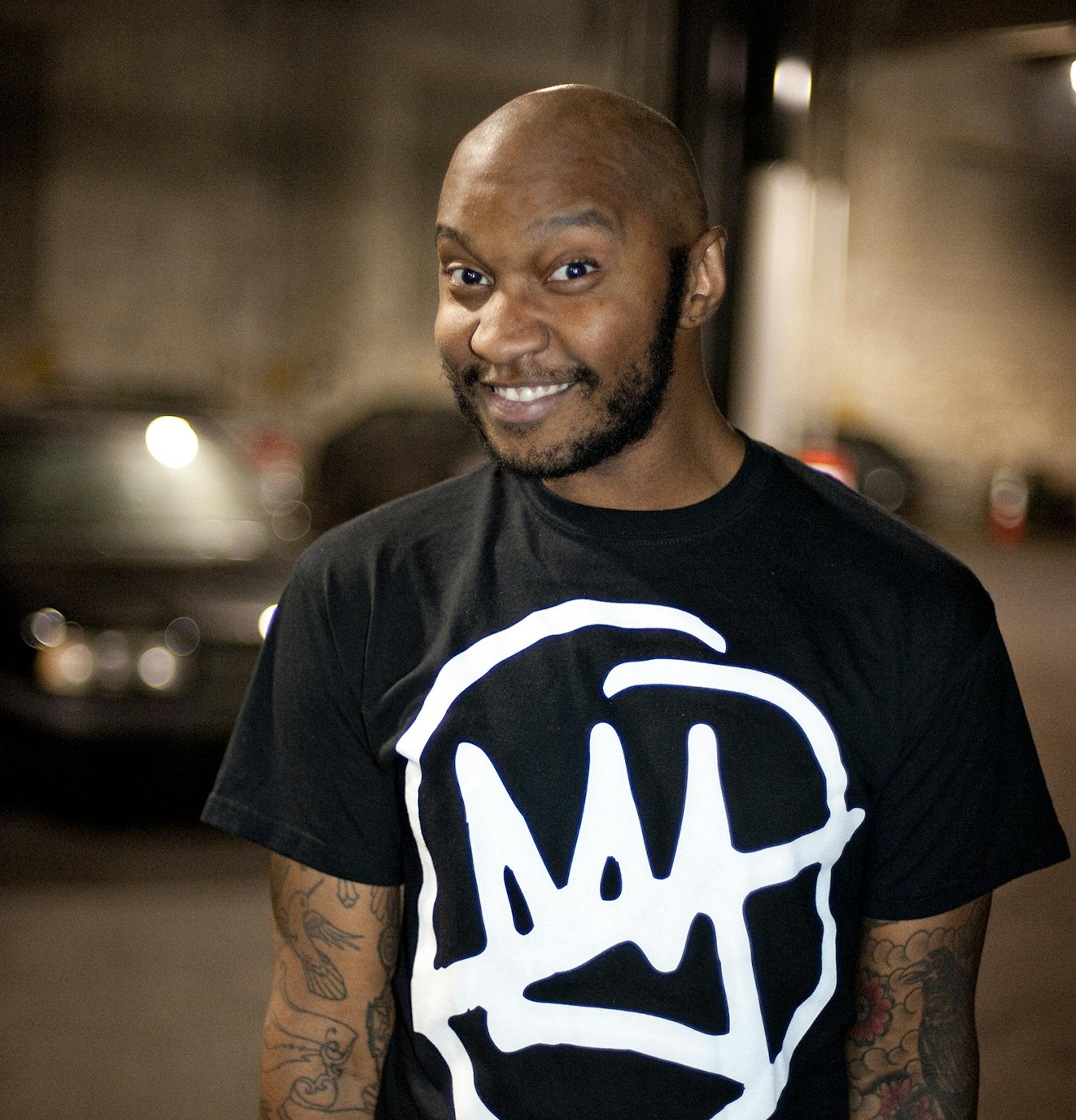 P.O.S. (aka Stef Alexander) backstage before night one of Doomtree's Blowout 8 at First Avenue. Photo by Leslie Plesser. ORG XMIT: MIN1212180825081263 ORG XMIT: MIN1302131816372257 ORG XMIT: MIN1303061015132384 ORG XMIT: MIN1305221118110813
