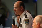 Hennepin County Sheriff Rich Stanek, shown in May, has received some pushback over his plan to have every defendant who couldn't make bail wear handcu
