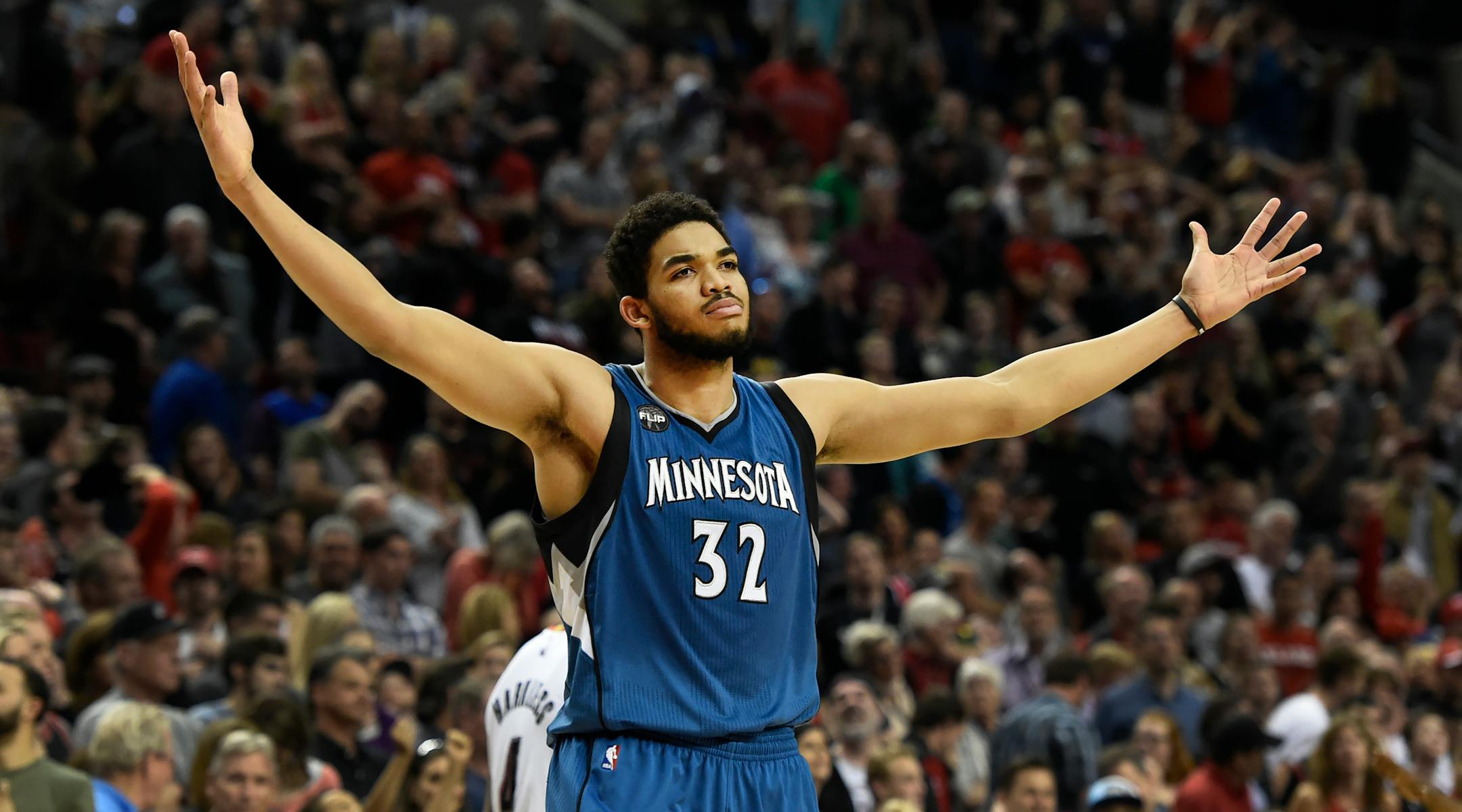 Minnesota Timberwolves center Karl-Anthony Towns
