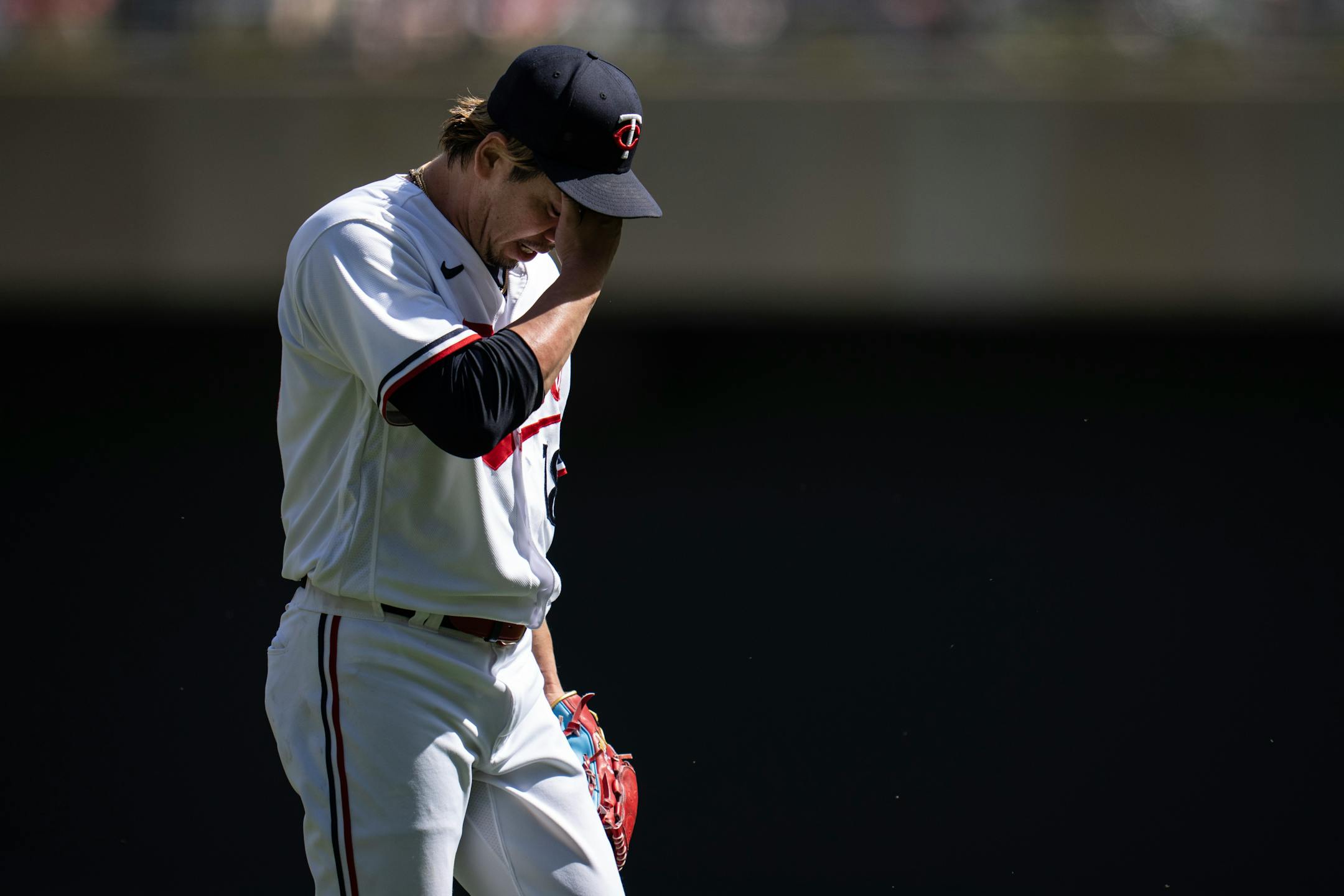 Twins starting pitcher Kenta Maeda gave up four runs in the fourth inning Monday.