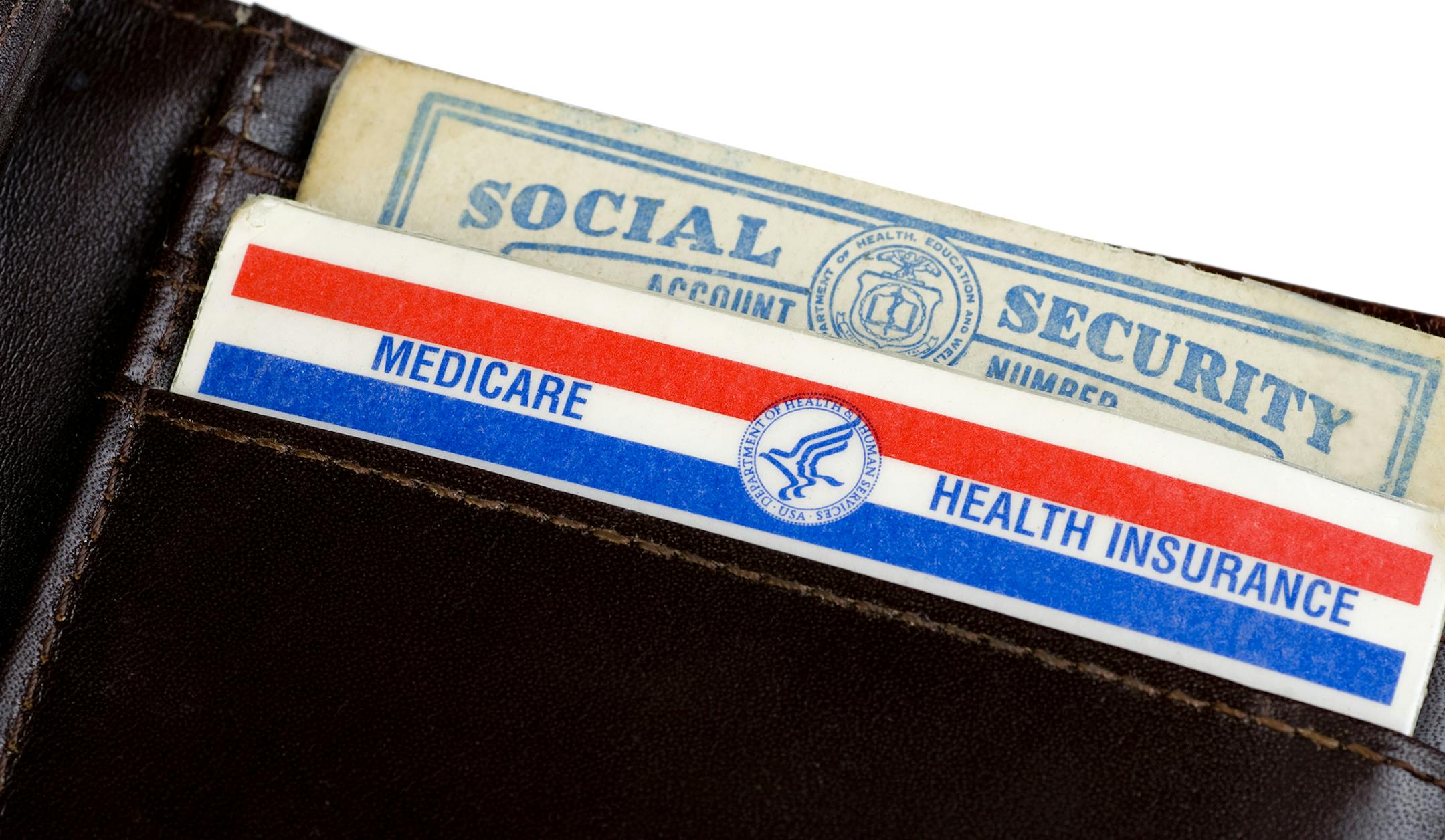 iStockphoto.com
Medicare and Social Security identification cards in a wallet