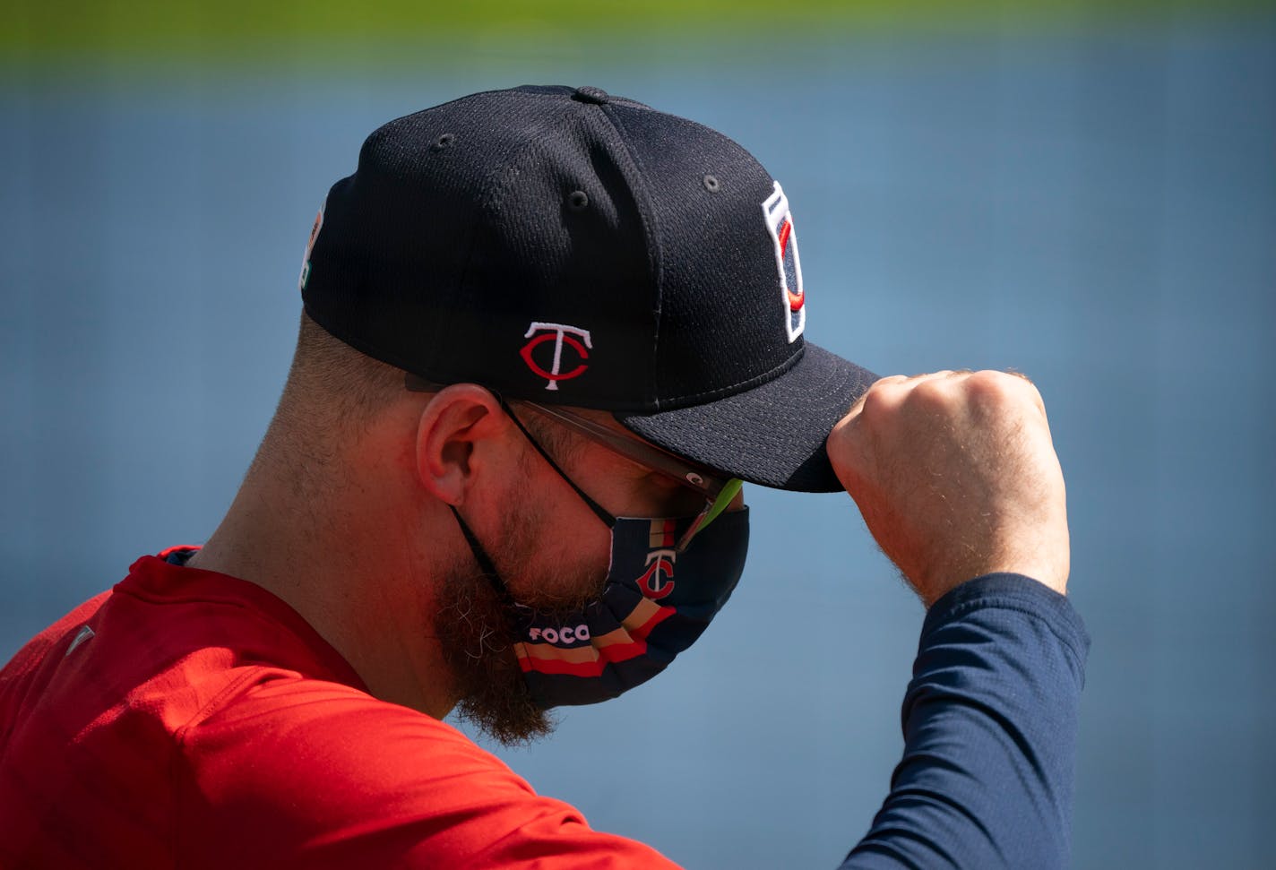 Minnesota Twins manager Rocco Baldelli during practice Wednesday morning. ] JEFF WHEELER • jeff.wheeler@startribune.com