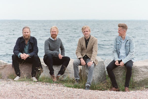 The Danish String Quartet. From left, violist Asbjørn Nørgaard, cellist Fredrik Schøyen Sjölin, violinist Rune Tonsgaard Sørensen and violinist F
