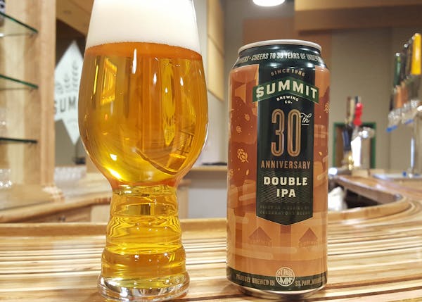 Summit Brewing Co. will celebrate its 30th anniversary with limited-release beers like this double IPA.