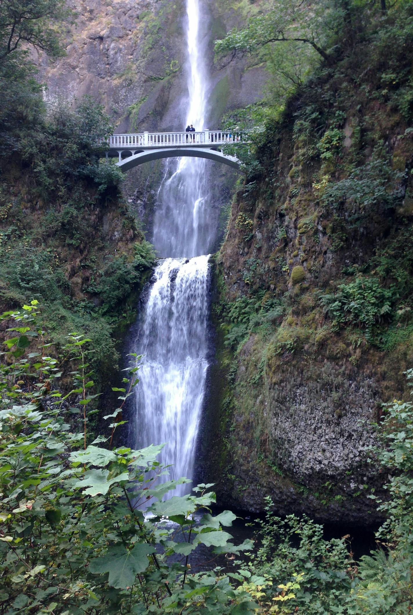 At 620-feet high, Multnomah Falls ranks as the most spectacular among Columbia River Gorge&#x2019;s waterfalls, which are easy to reach from old Hwy. 30 and less than an hour&#x2019;s drive to the east of Portland.