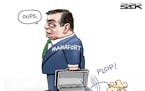 Sack cartoon: Paul Manafort developments