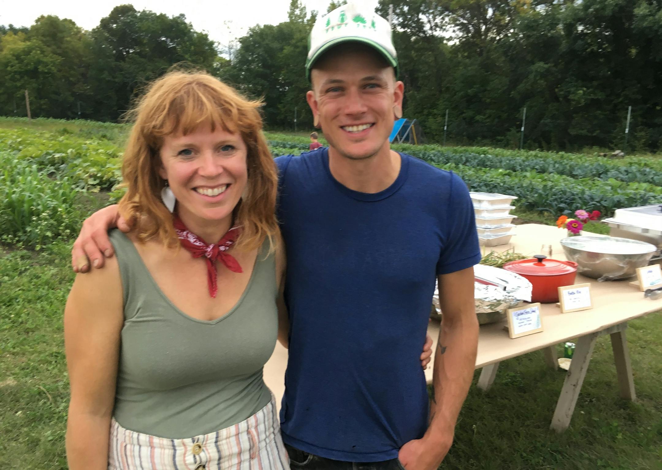 Jenny and Dan Kapernick on their small vegetable farm near Henderson, Mn., are part of the Community Supported Agriculture (CSA) movement. Photo: Neal.St.Anthony@startribune.com