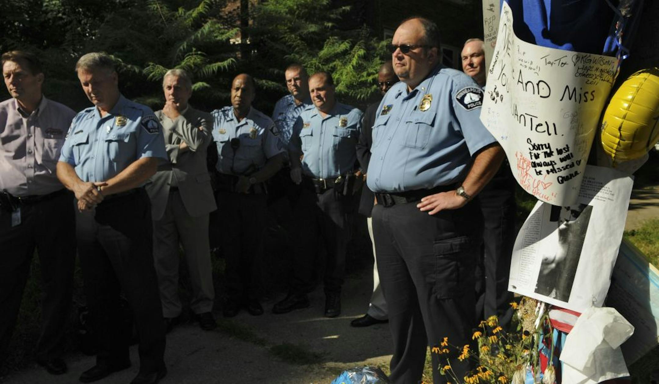 Minneapolis police and CrimeStoppers teamed up for a news conference seeking leads in the shootings of Quantell Braxton, 14, and Ray'Jon Gomez, 13.