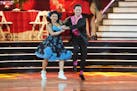 Suni Lee and Sasha Farber danced the Charleston on “Dancing With the Stars” on Monday night.
