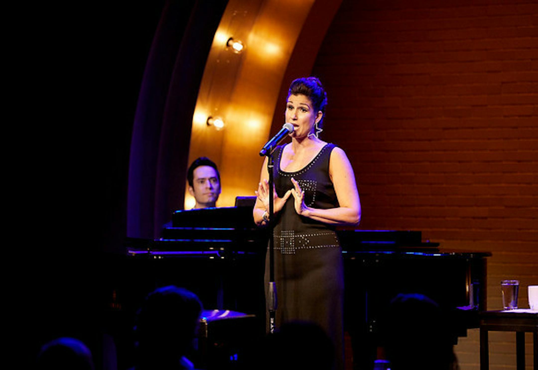 Stephanie J. Block performing at The Cabaret in Indianapolis. Photo by Dave Pluimer