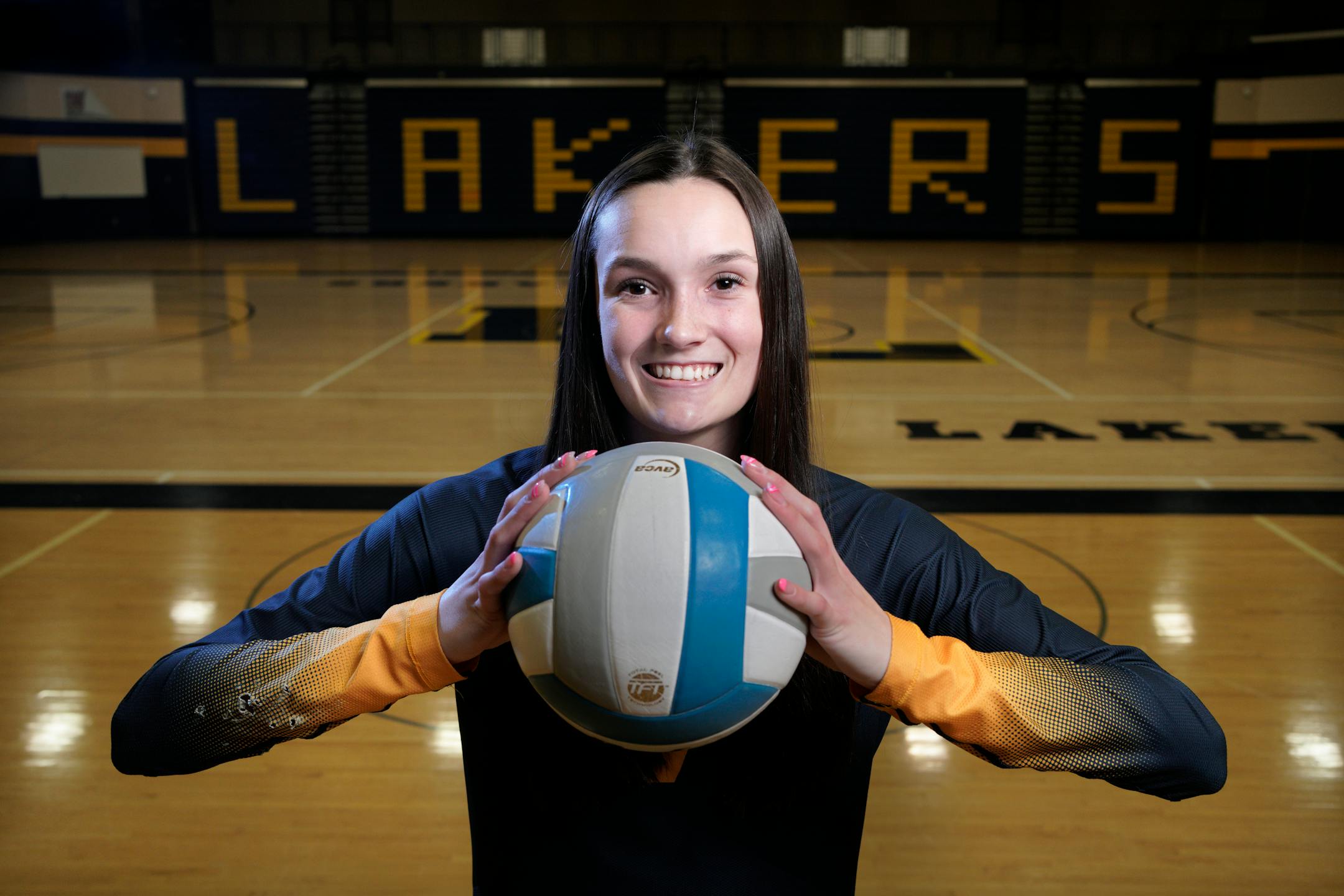 Prior Lake's Julia Hanson, is the 2021 Metro Volleyball Player of the Year. ] BRIAN PETERSON ¥ Brian.peterson@startribune.com